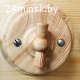 Выключатель 1-кл. ПЛАСТИК, Карельская сосна, Bironi